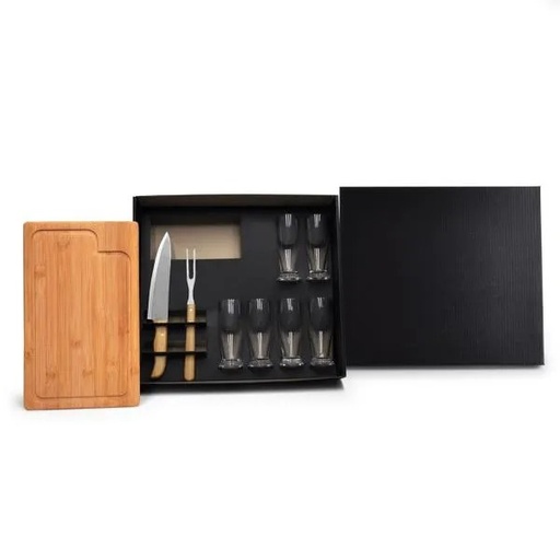 [KT-9024H] KIT CHURRASCO E CERVEJA - 9 PEÇAS
