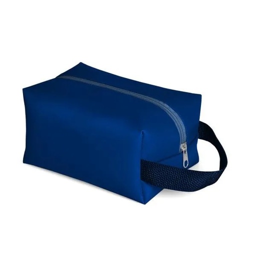 [MA-09753] NECESSAIRE C/ ALÇA EM MATERIAL SINTÉTICO - AZUL