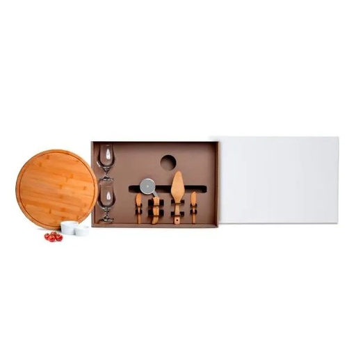 [KT-90002-BCO] KIT PIZZA E CERVEJA - 9 PÇS
