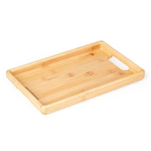 [BT-05323] BANDEJA EM BAMBU PARA SERVIR - 32X22X3CM