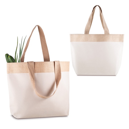[BAC011] Sacola em Algodão e Juta 220g/m² (34x48x15cm)
