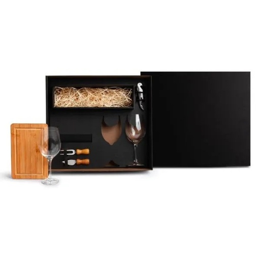 [KT-90395] KIT QUEIJO E VINHO - 6 PÇS