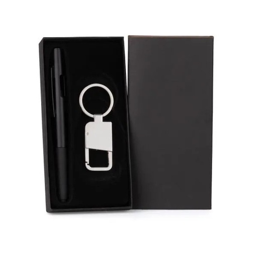 [CC-73591] CANETA E CHAVEIRO - PRETO