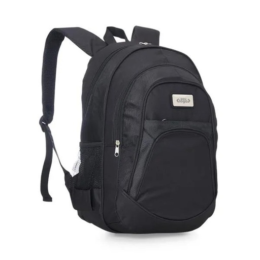 [MA-02301] MOCHILA PRETA EM POLYESTER 1680D / 600D