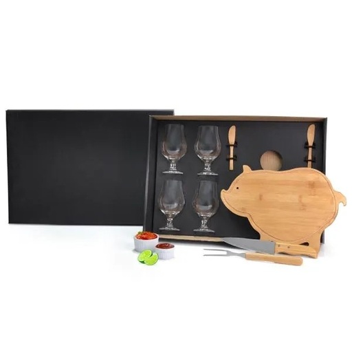 [KT-9038D] KIT CHURRASCO, PETISCO E CERVEJA - 11 PÇS