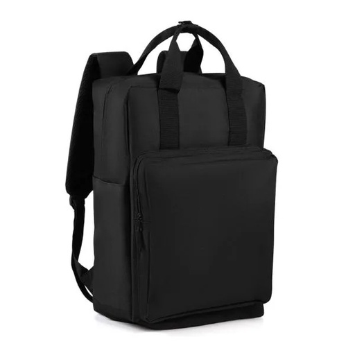[MA-00601] MOCHILA EM RPET - PRETA - 21L