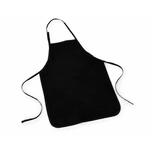 [AV-00201] AVENTAL EM BRIM MISTO - PRETO