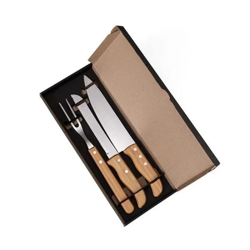 [KF-02853] KIT COM FACA 7", 8" E GARFO - 3 PÇS