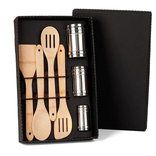 [KT-90108] KIT PARA COZINHA E TEMPERO - 7 PÇS