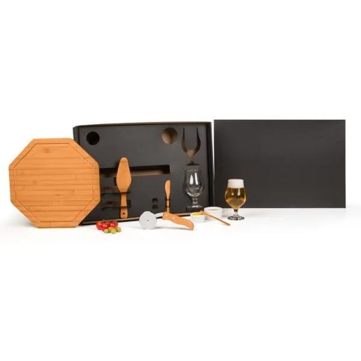 [KT-90604] KIT PARA PIZZA / PETISCO / CERVEJA - 9 PÇS