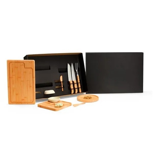 [KT-90503] KIT PARA CHURRASCO/PETISCO - 10 PÇS