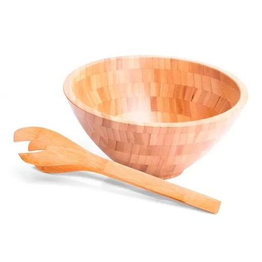 [CJ-02553] CUMBUCA EM BAMBU COM PEGADOR 30CM - 2,2L