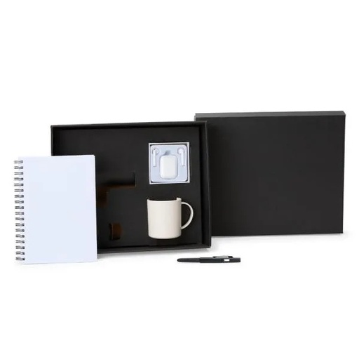 [KT-90314] KIT CANECA EM FIBRA DE BAMBU E ACESSÓRIOS - 4 PÇS