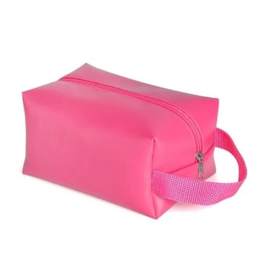 [MA-09759] NECESSAIRE C/ ALÇA EM MATERIAL SINTÉTICO - ROSA