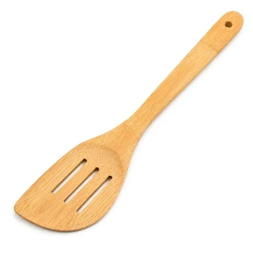 [UB-10303-900] ESPÁTULA PERFURADA EM BAMBU UTILITY - 30 CM