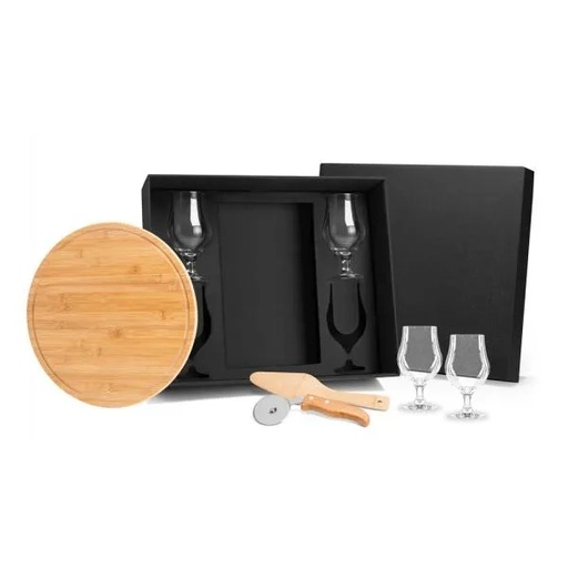 [KT-90021] KIT PIZZA E CERVEJA - 7 PÇS - 35 CM