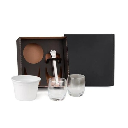 [KT-90225] KIT PARA WHISKY COM BALDE - 4 PÇS