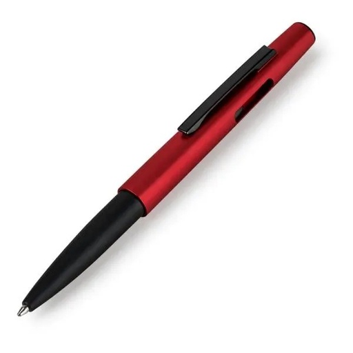 [CI-73004] CANETA ESFEROGRÁFICA EM ABS TAMPA E PONTA TOUCH VERMELHA
