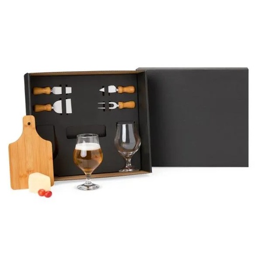 [KT-90201] CONJUNTO PARA QUEIJO / CERVEJA - 7 PÇS