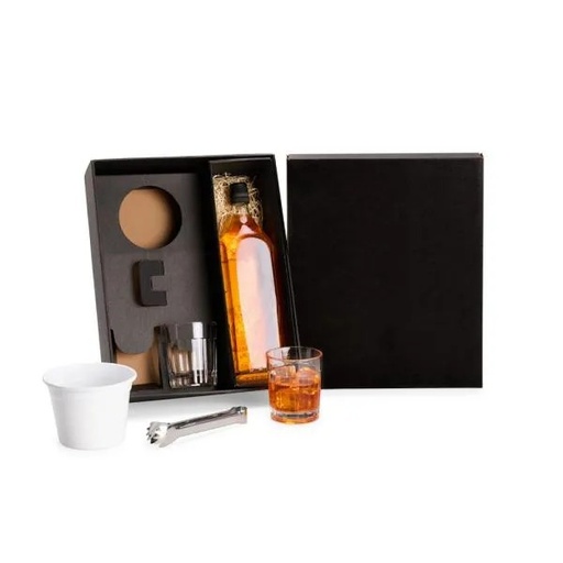 [KT-90430] KIT PARA DRINKS COM BALDE - NÃO ACOMPANHA A GARRAFA - 4 PÇS