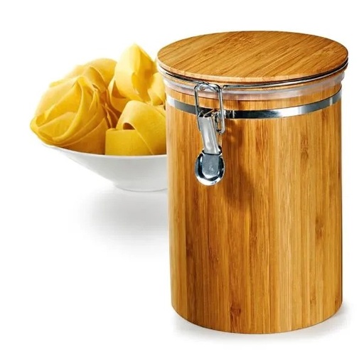 [PO-00723] POTE PARA MANTIMENTOS EM BAMBU DUBAI - 1,4 L
