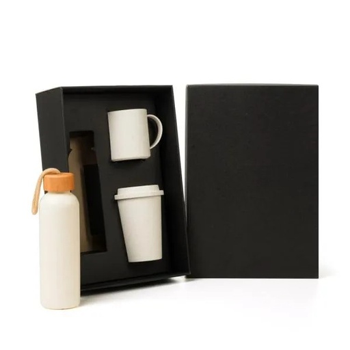 [KT-90542] KIT GARRAFA, COPO E CANECA - 3 PÇS