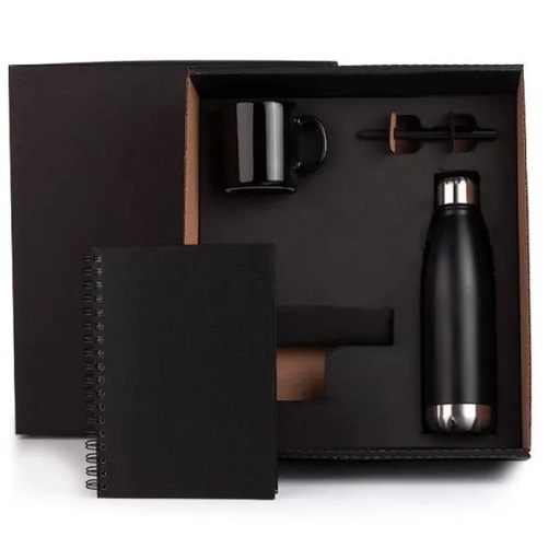 [KT-9047R] KIT CADERNO E ACESSÓRIOS - 4 PÇS