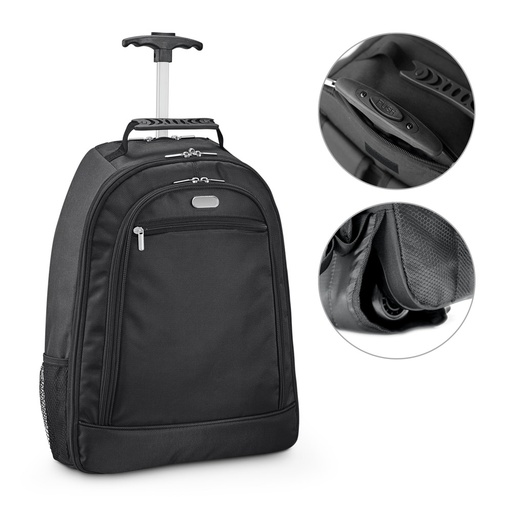 [92283-103] NOTE. Mochila trolley para notebook (15'6'') em 1680D e 300D com 2 rodas (24 L)