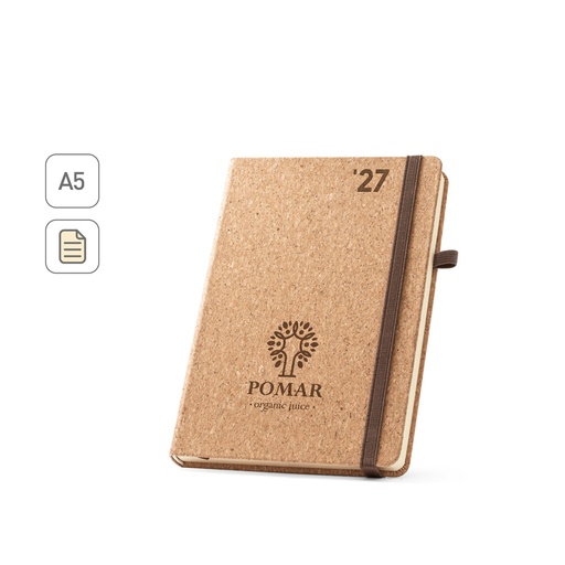 [66095-160] POMAR A5. Agenda em cortiça