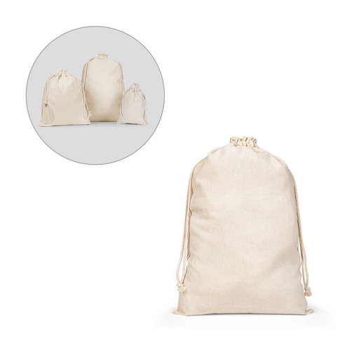 [92587-150] GIFTWRAP L. Sacola grande 100% algodão (120 g/m²)