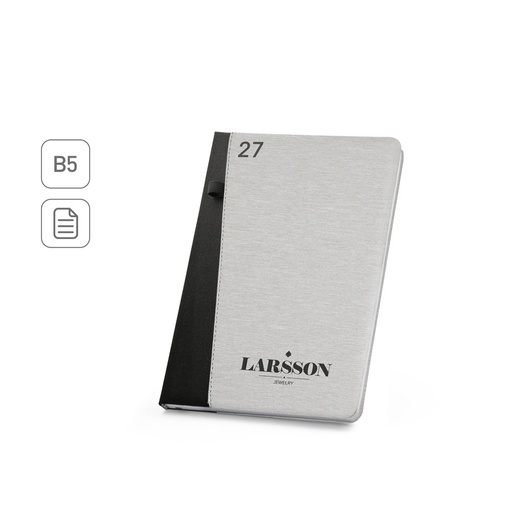 [66207-113] LARSSON B5. Agenda B5 em PET reciclado (100% rPET)