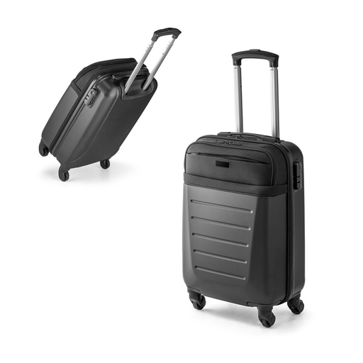 [92090-103] COIMBRA. Mala de viagem executivo em ABS e 600D com 4 rodas duplas e interior forrado (33 L)