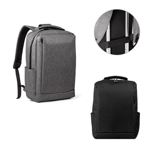 WLLINGTON. Mochila para notebook (15'6") com 2 divisórias almofadadas, em 300D de alta densidade (14 L)