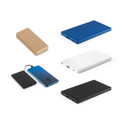 WIGNER. Bateria portátil em ABS 100% reciclado (4'000 mAh)