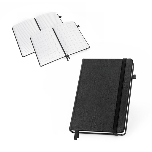 [93669-103] HEANEY. Caderno em PU à base de água com agenda integrada e página pautadas