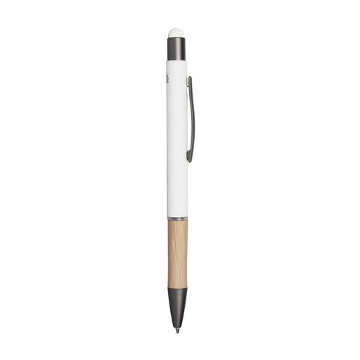 [X157244] CANETA TOUCH SCREEN ALUMÍNIO E BAMBU