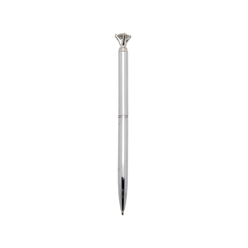 [X120820] CANETA METAL DIAMANTE