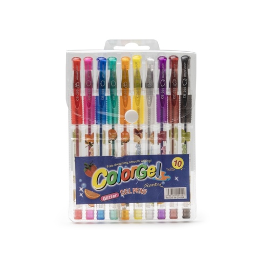 [X152234] KIT CANETINHAS GEL COLORIDAS C/ 10