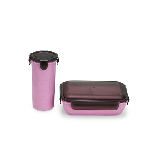 [X174670] KIT COPO E MARMITA FIBRA DE BAMBU