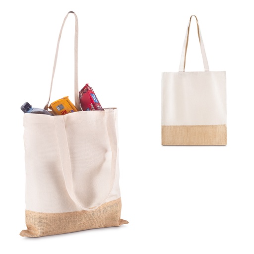 [BAC015] Sacola em Algodão e Juta 220g/m² (42x38cm)