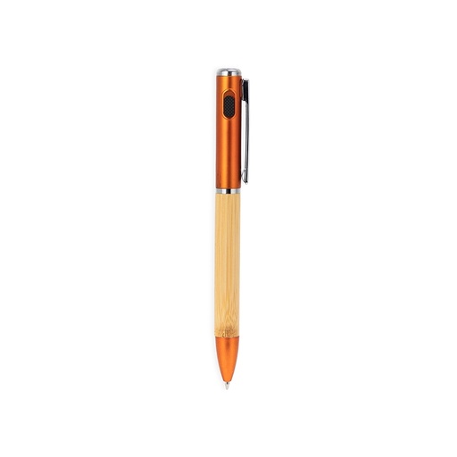 [X256641] CANETA BAMBU COM LANTERNA