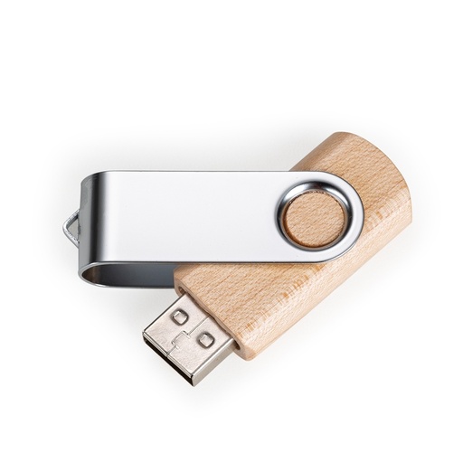 [X277614] PEN DRIVE ECOLÓGICO GIRATÓRIO 4GB