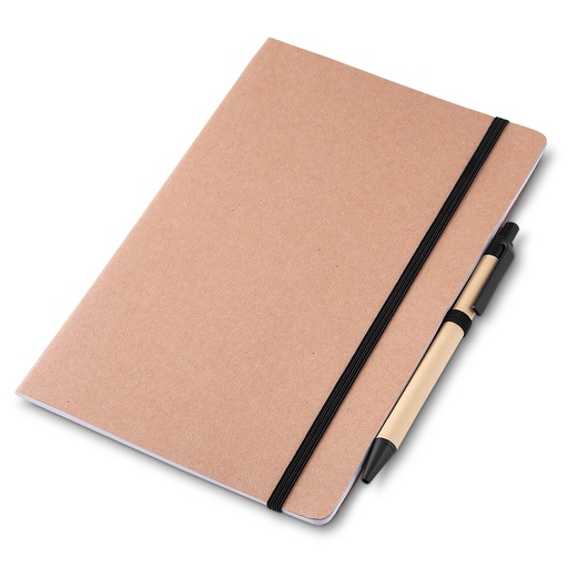 [X122840] CADERNO P/ ANOT. KRAFT C/ CANETA