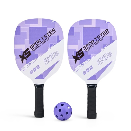 [X228460] KIT RAQUETES PICKLEBALL 3 PEÇAS