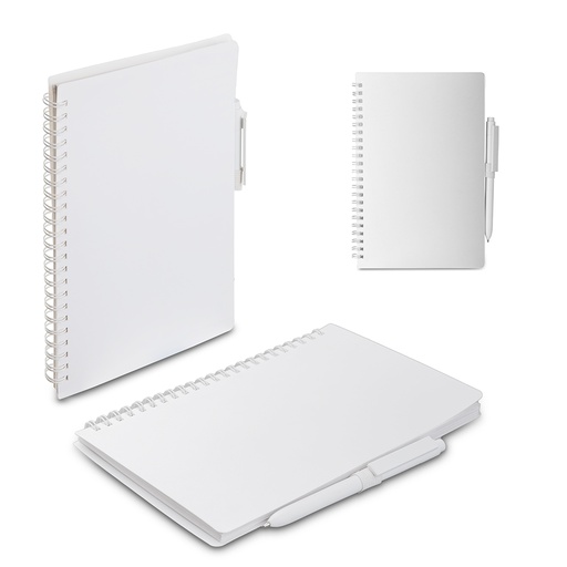 [CAD360] Caderno A5 Capa em PP com caneta