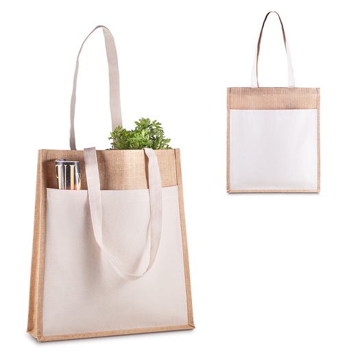 [BJT003] Sacola em Juta 360g/m² (41x35x10cm)
