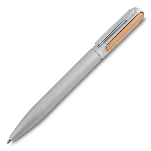 [X121851] CANETA METAL DET. BAMBU C/ ESTOJO