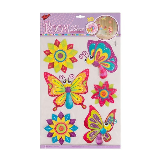 [X063827] ADESIVO DECORATIVO BORBOLETAS