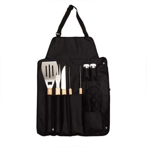 [X197092] KIT CHURRASCO 8 PEÇAS