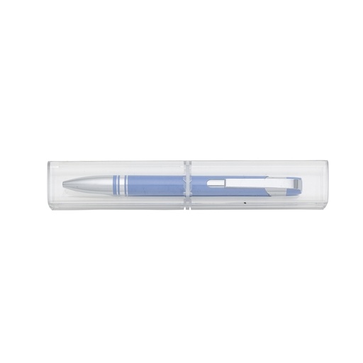 [X024716] CANETA SEMI - METAL C/ TUBINHO ACRILICO